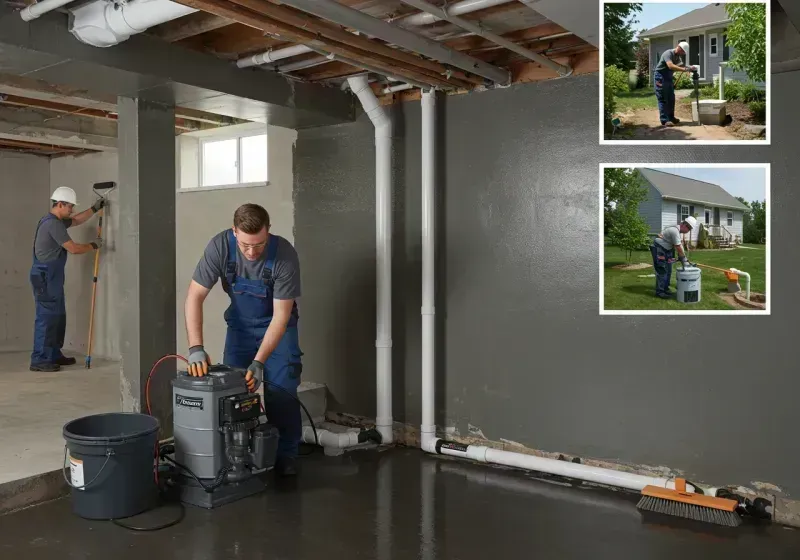 Basement Waterproofing and Flood Prevention process in Bellville, TX